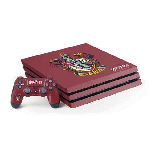 Wizarding World Harry Potter Gryffindor House Crest PlayStation PS4 Skins